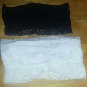 Black and white bandeau