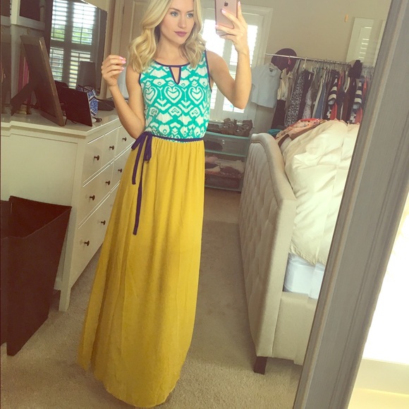 IKat maxi print dress