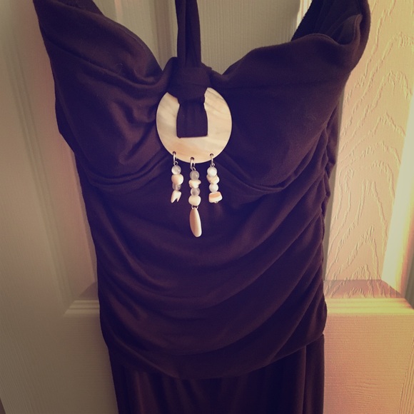 Brown dressy jumpsuit