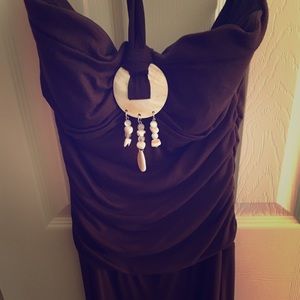 Brown dressy jumpsuit