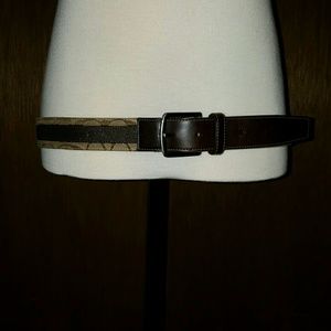 Womens Brown Coach Belt