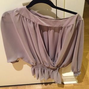 Open back Zara blouse
