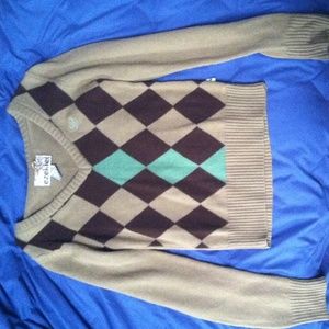 Ezekiel argyle sweater size small