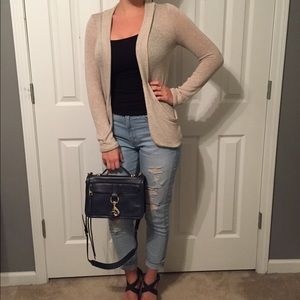 Kira tan loose knit sweater