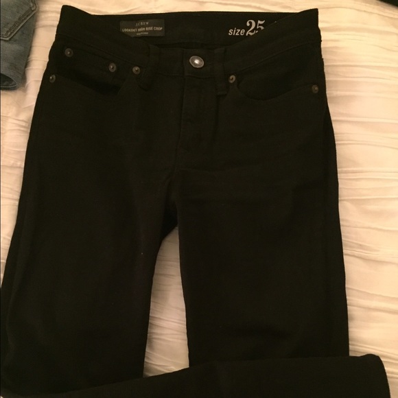 J. Crew Lookout High Rise Crop size 25