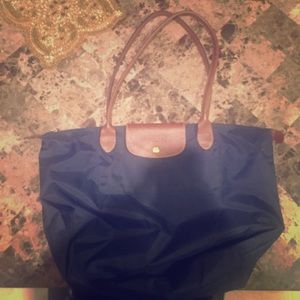 Longchamp Navy Blue Pilage