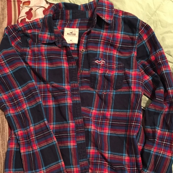 Hollister women's medium flannel