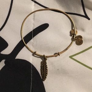 Feather Alex & Ani bracelet