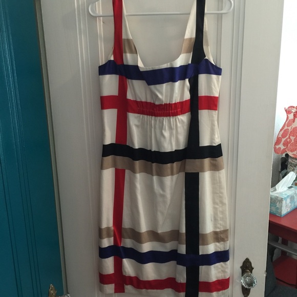 NWOT Abstract Stripes Dress