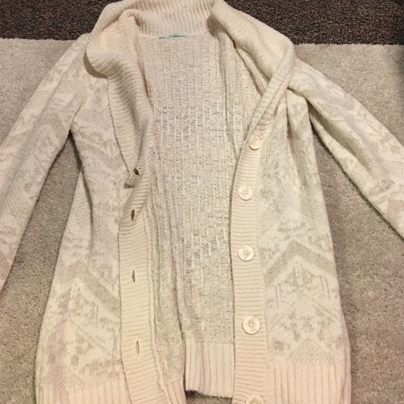 Cream cardigan
