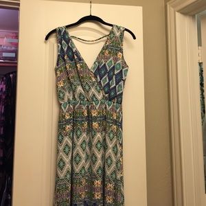 Colorful maxi dress!!