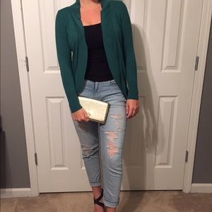 Mossimo dark green cardigan