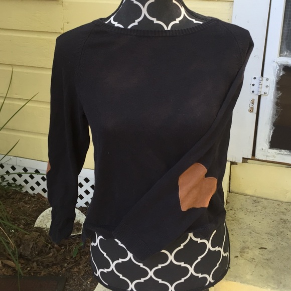 Asos heart elbow patch sweater