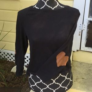 Asos heart elbow patch sweater