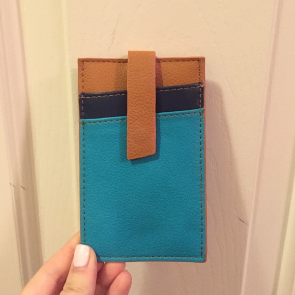 Cute colored card holder! NWOT