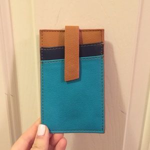 Cute colored card holder! NWOT