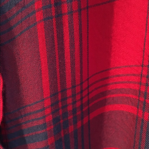 Red and blue paid button up - Picture 4 of 4