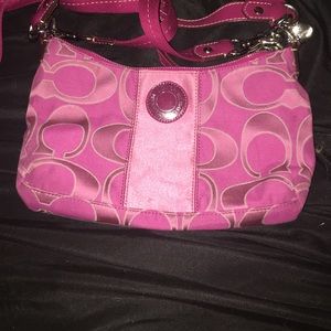 Light Purple/Pink Small Coach Purse