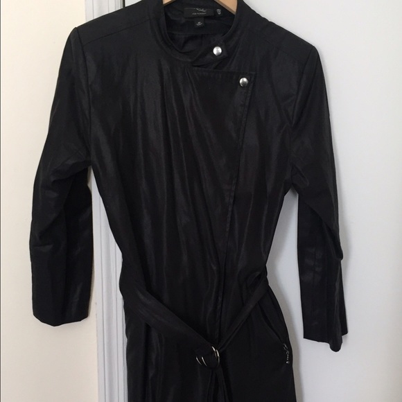 Alexander McQueen Black trench coat/ rain coat
