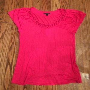 Pink blouse with cute detail