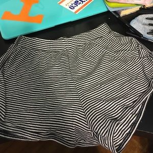 Brandy Melville black and white shorts