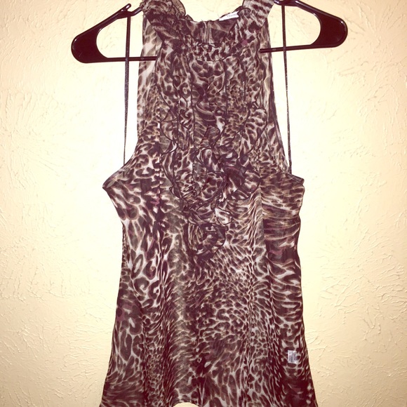 Sheer Sleeveless Top