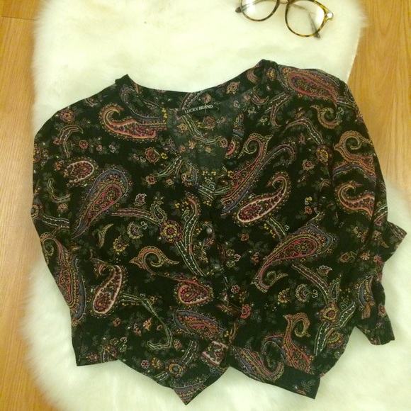 Lucky Brand cotton button shirt - Picture 3 of 4