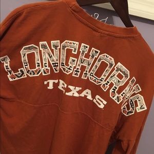 University of Texas Crew Neck Jersey Tshirt small