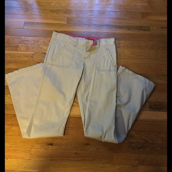 Cute khaki pants 9/10 long