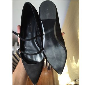 Zara Shoes - ZARA Black suede flats Zara Shoes - ZARA Black suede flats