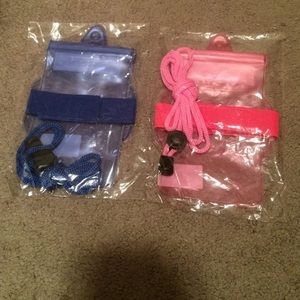 Two phone case holders!