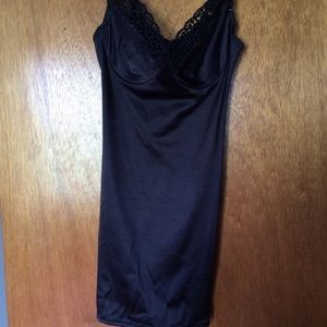 Black satiny smooth slip/ body shaper