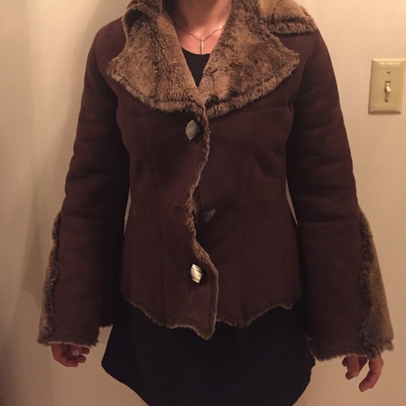 Real Sheepskin Ladies Jacket. MAKE OFFERS