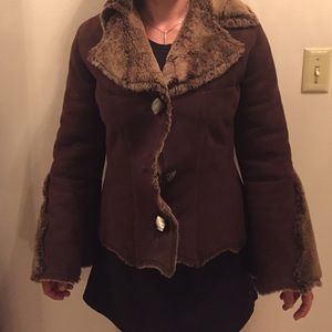 Real Sheepskin Ladies Jacket. MAKE OFFERS