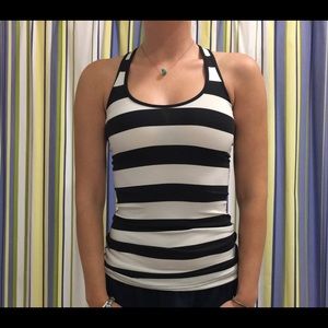 Lululemon Striped Cool Racerback Tank