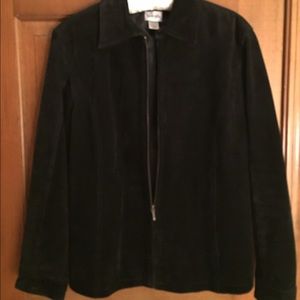 Chico's Leather Suede Jacket