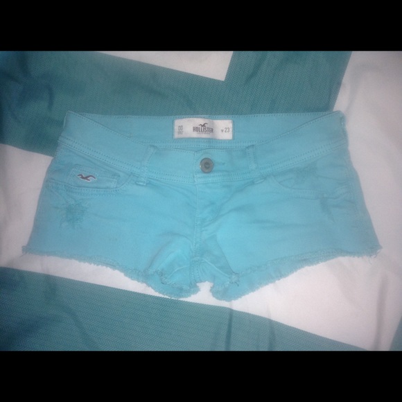 Aqua blue shorts - Picture 1 of 4