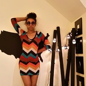 Vintage styled mini dress