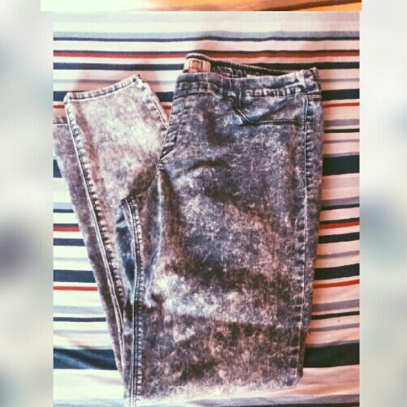 washed out jeans
