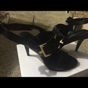 Calvin Klein Galo Cow Roma Black Heels