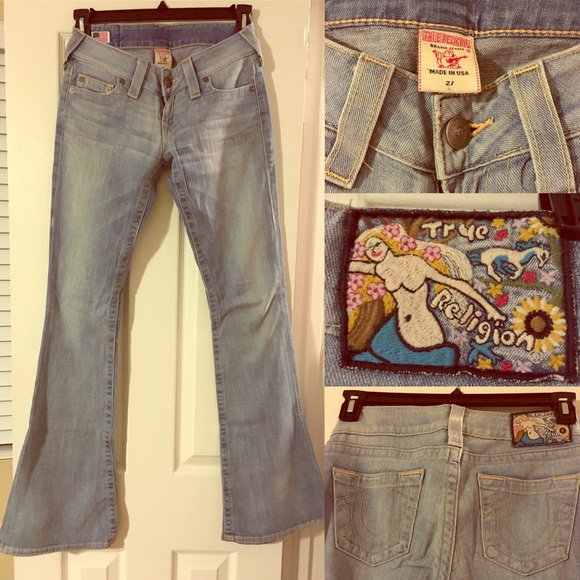 True religion bell bottom jeans