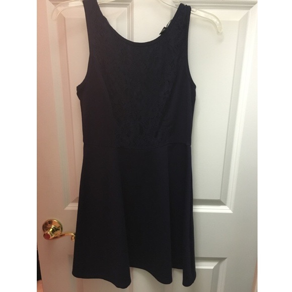 Navy Forever 21 Dress