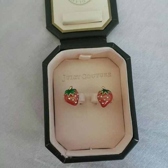 Juicy couture strawberry studs