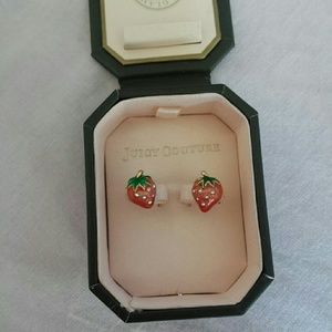 Juicy couture strawberry studs