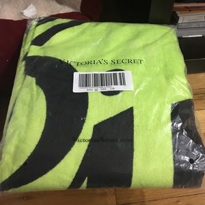 VS Neon Yellow extra large boyfriend towel
