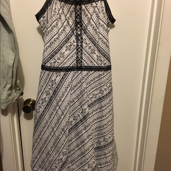 Black and white dress