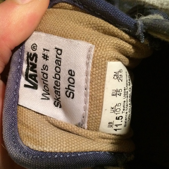 Blue Hawaiian Vans - Picture 3 of 4