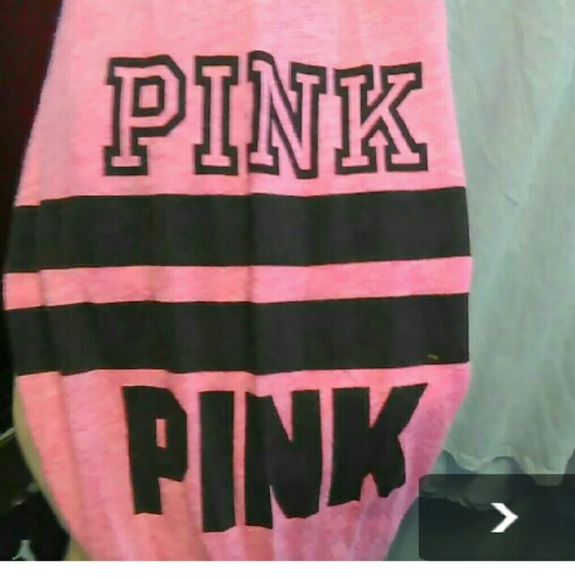 *sold* VS PINK Open Back Shirt