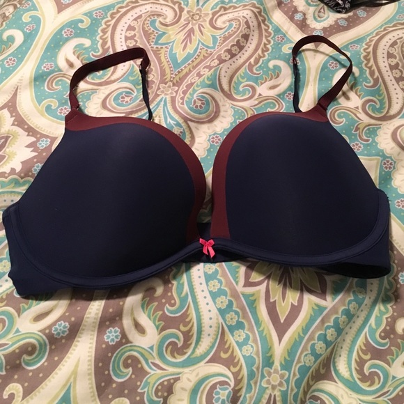 CLOSET CLEAR OUT Navy and Burgundy Hailey Bra