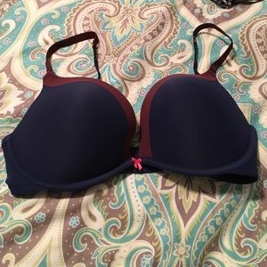 CLOSET CLEAR OUT Navy and Burgundy Hailey Bra